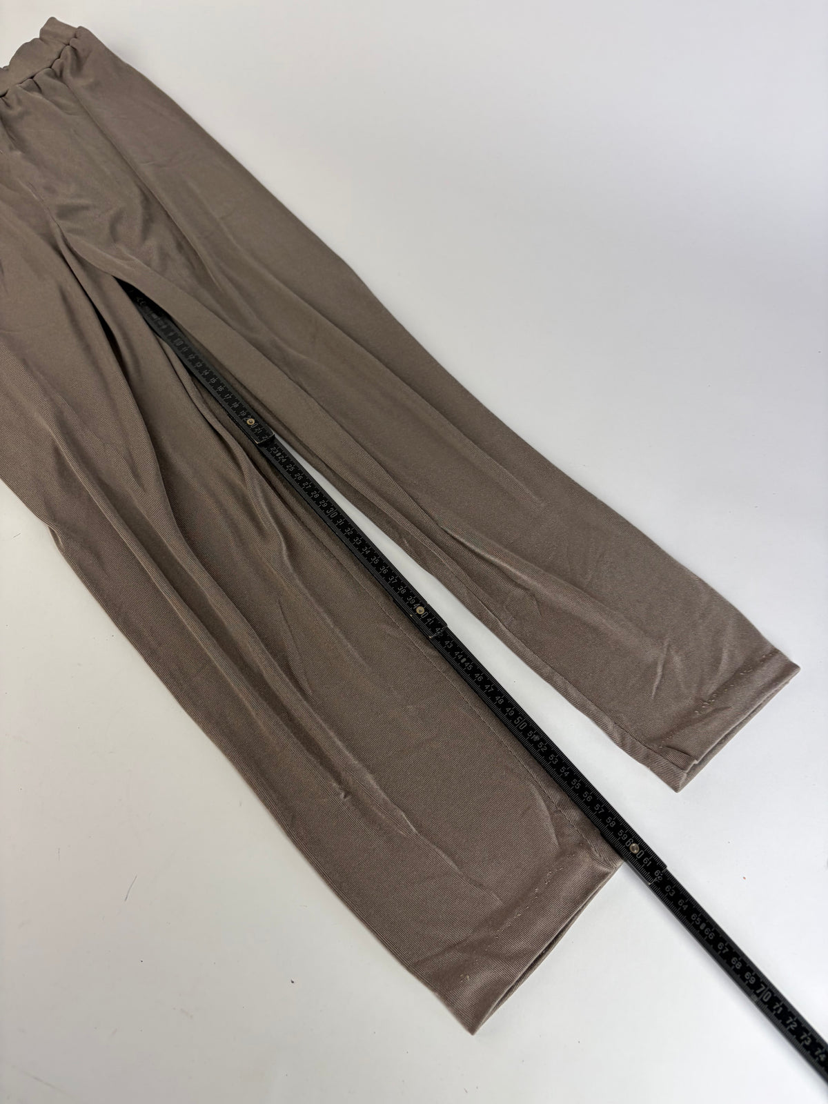 Vintage Issey Miyake Straight-Leg Pants Taupe M