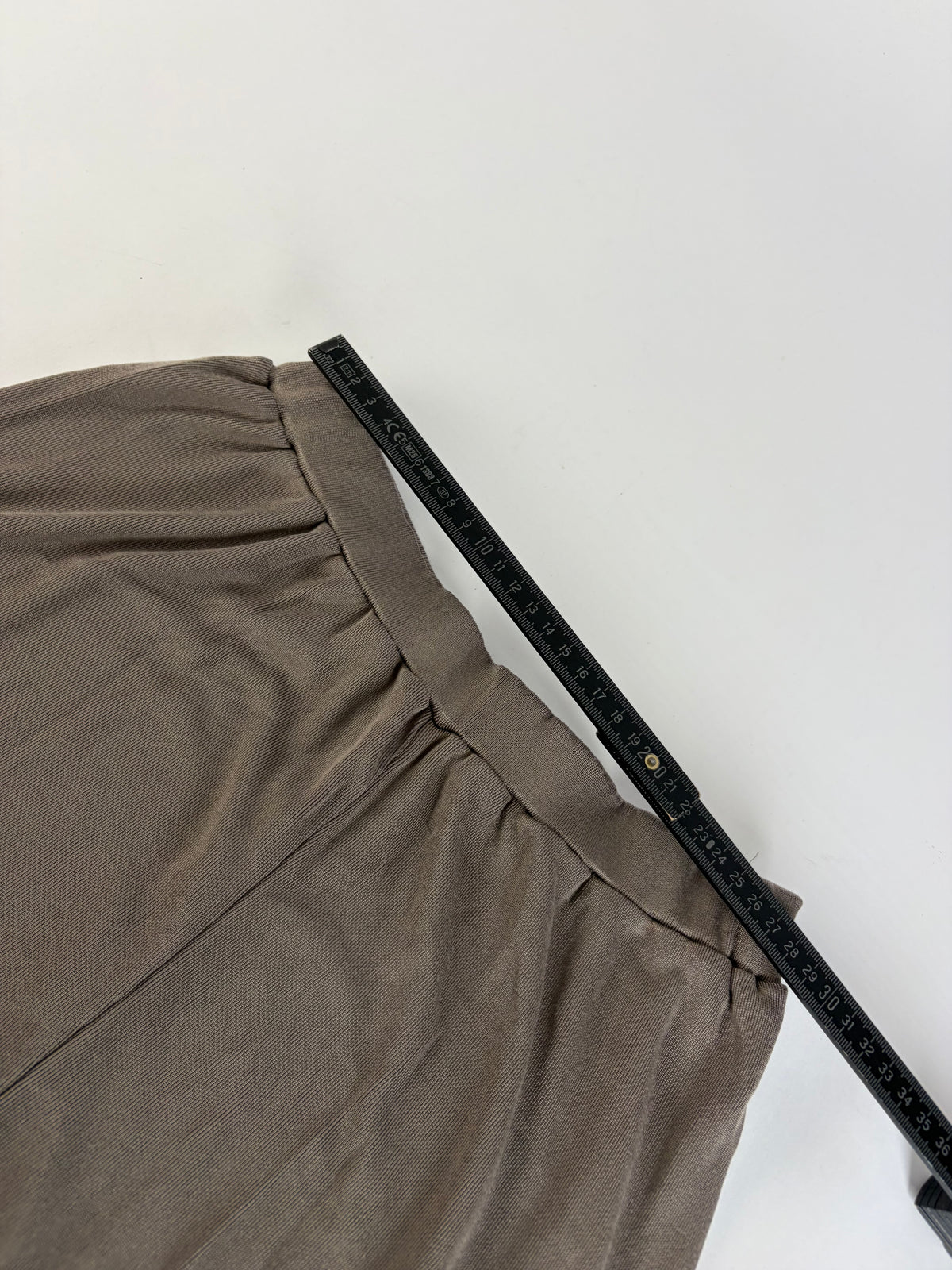 Vintage Issey Miyake Straight-Leg Pants Taupe M