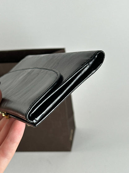 Vintage Gucci Patent Leather wallet black