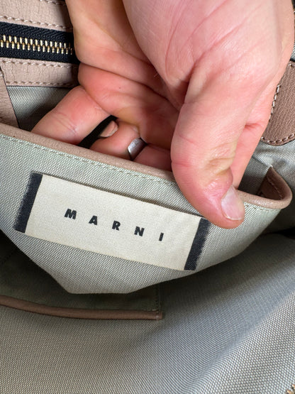 Vintage Marni Leather Bag Beige
