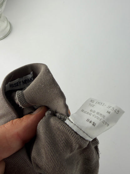 Vintage Issey Miyake Straight-Leg Pants Taupe M
