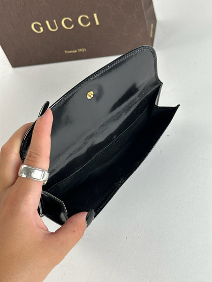 Vintage Gucci Patent Leather wallet black