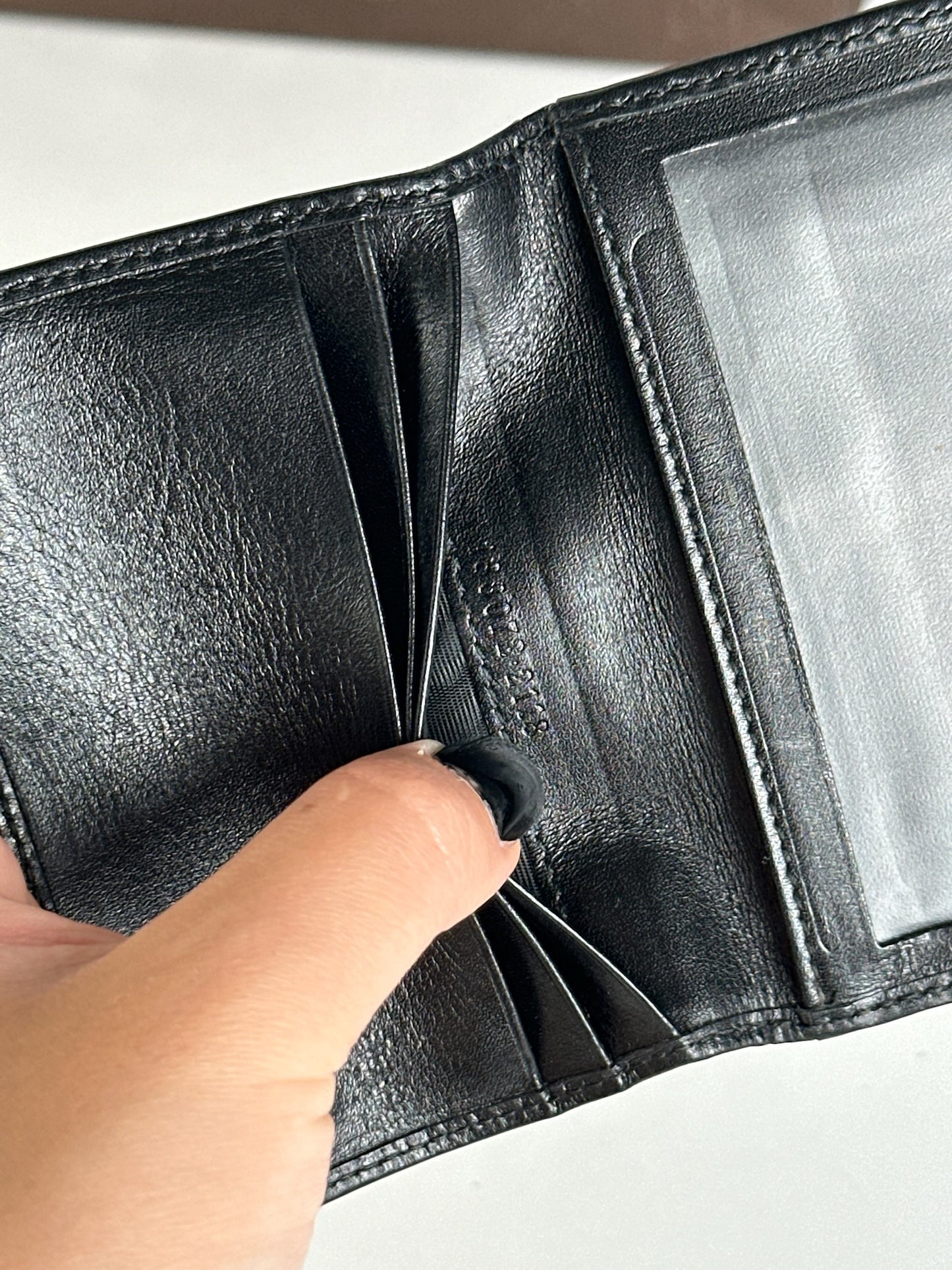 Vintage Gucci Patent Leather Card Holder black