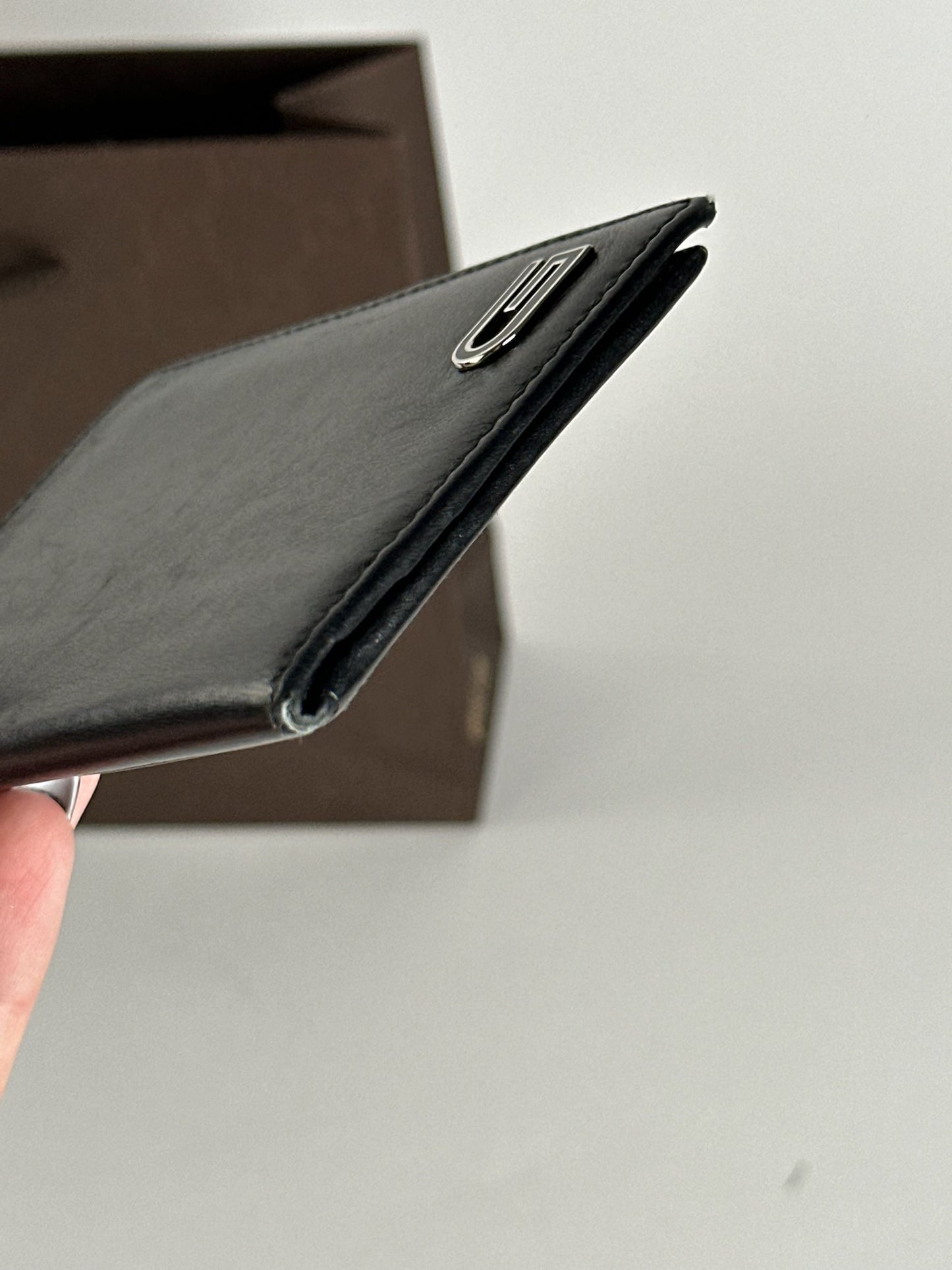 Vintage Gucci Patent Leather Card Holder black