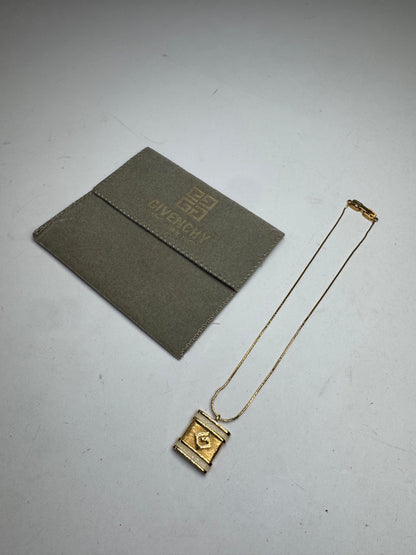 Vintage Givenchy Gold Plated G Collier Golden
