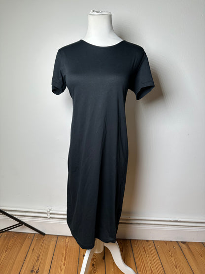 Vintage Saint Laurent Cotton Dress Black M