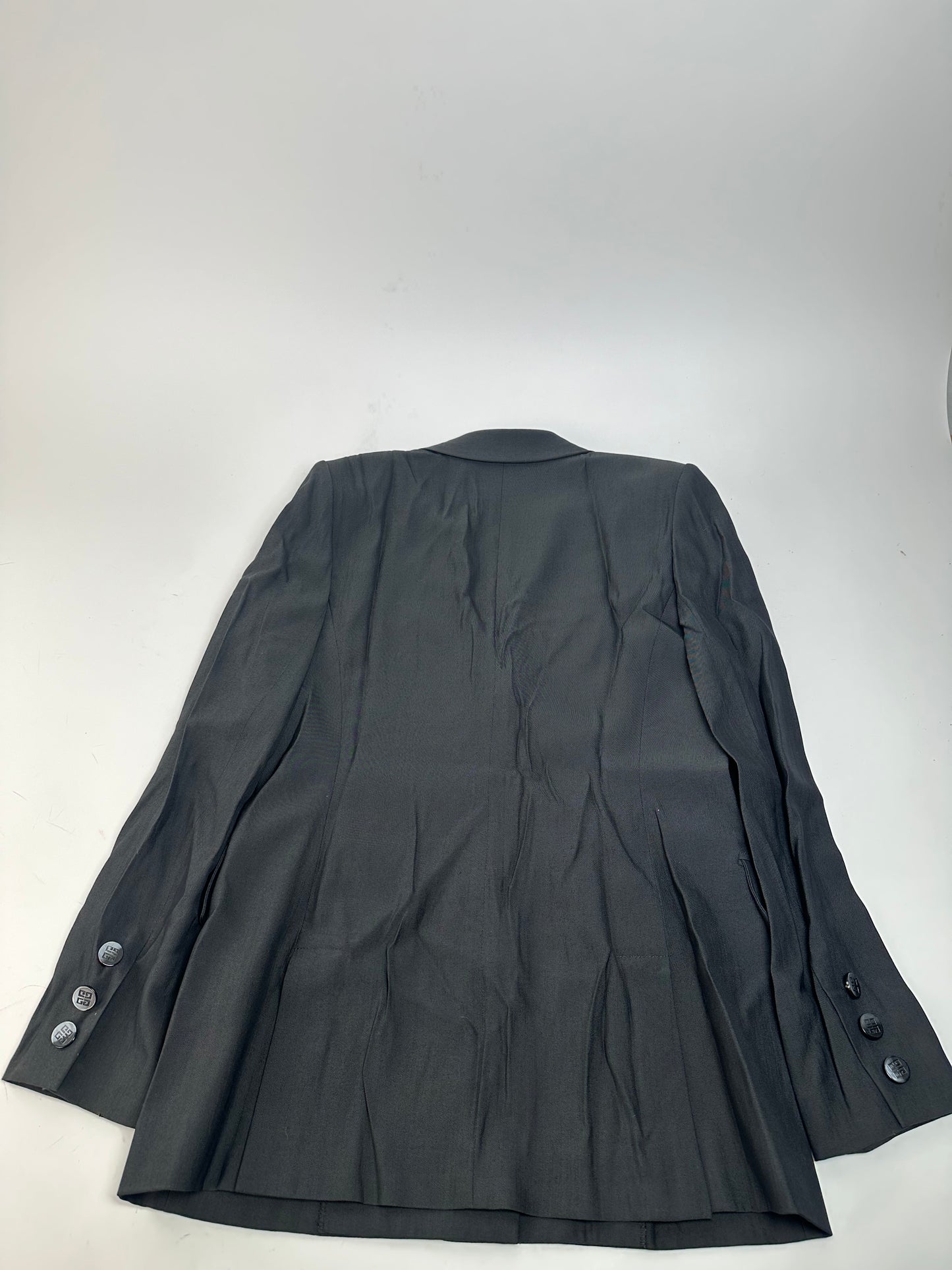 Vintage Givenchy Womens Wool Suit Black 38/M