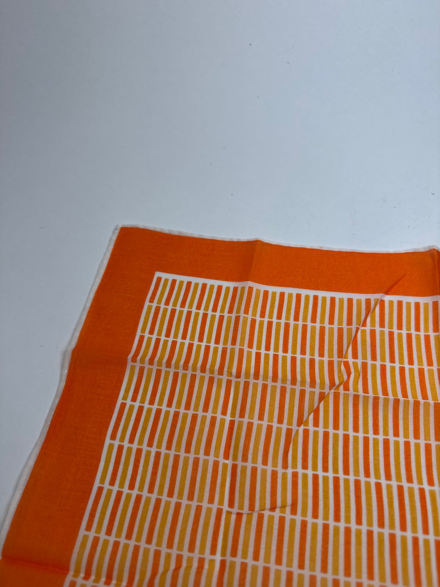Vintage Dior Scarf Orange striped