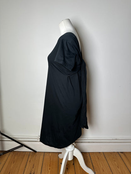 Vintage Saint Laurent Cotton Dress Black M