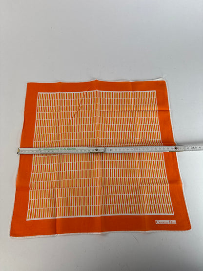 Vintage Dior Scarf Orange striped