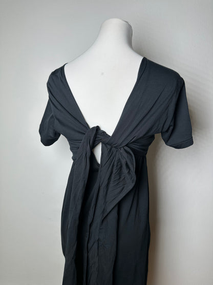 Vintage Saint Laurent Cotton Dress Black M