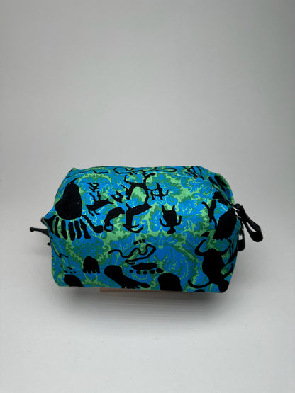 Vintage Vivienne Westwood Canvas Clutch Blue Green Black