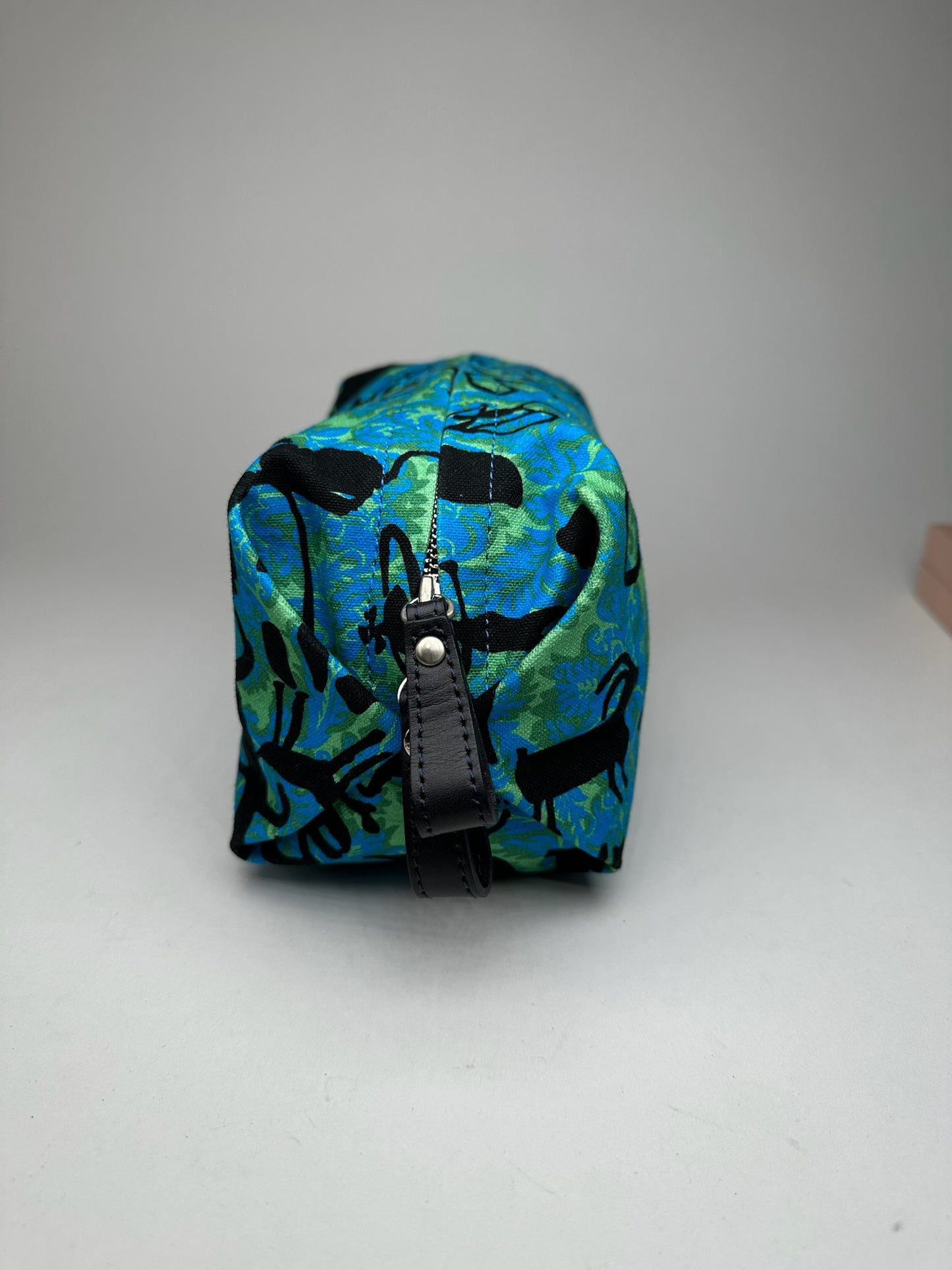 Vintage Vivienne Westwood Canvas Clutch Blue Green Black