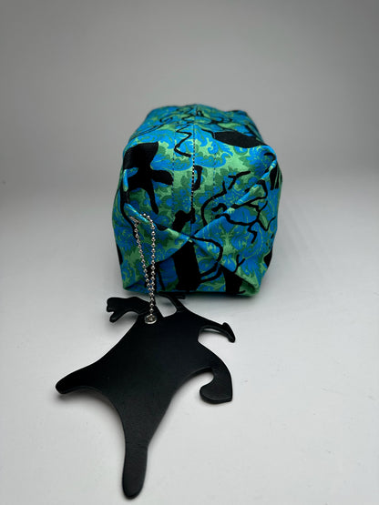 Vintage Vivienne Westwood Canvas Clutch Blue Green Black