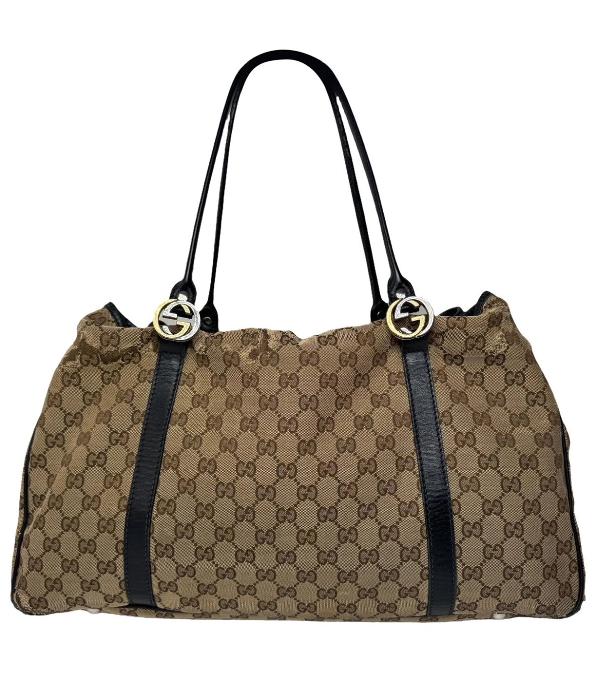 Vintage Gucci GG Canvas Tote Brown