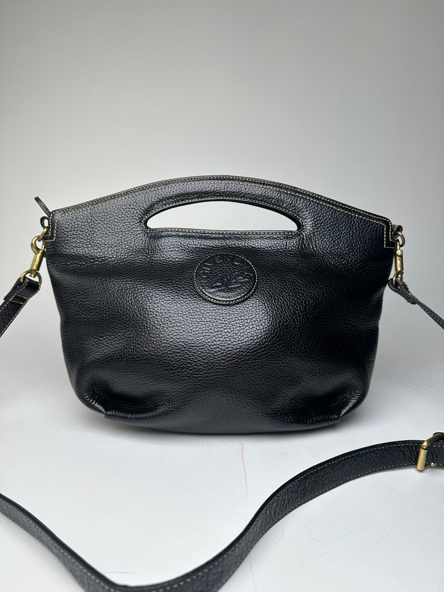 Vintage Givenchy 2Way Leather Bag Black
