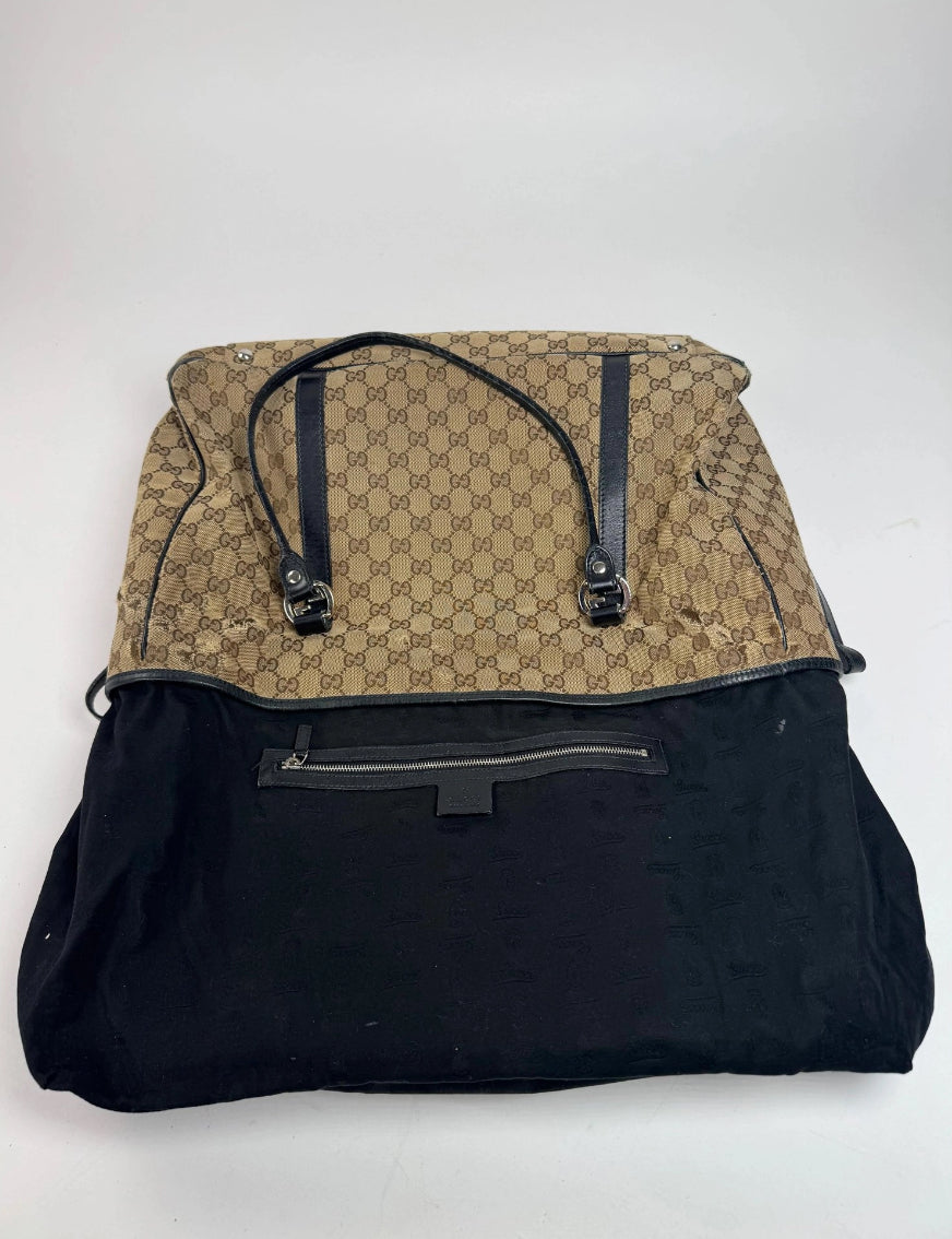 Vintage Gucci GG Canvas Tote Brown