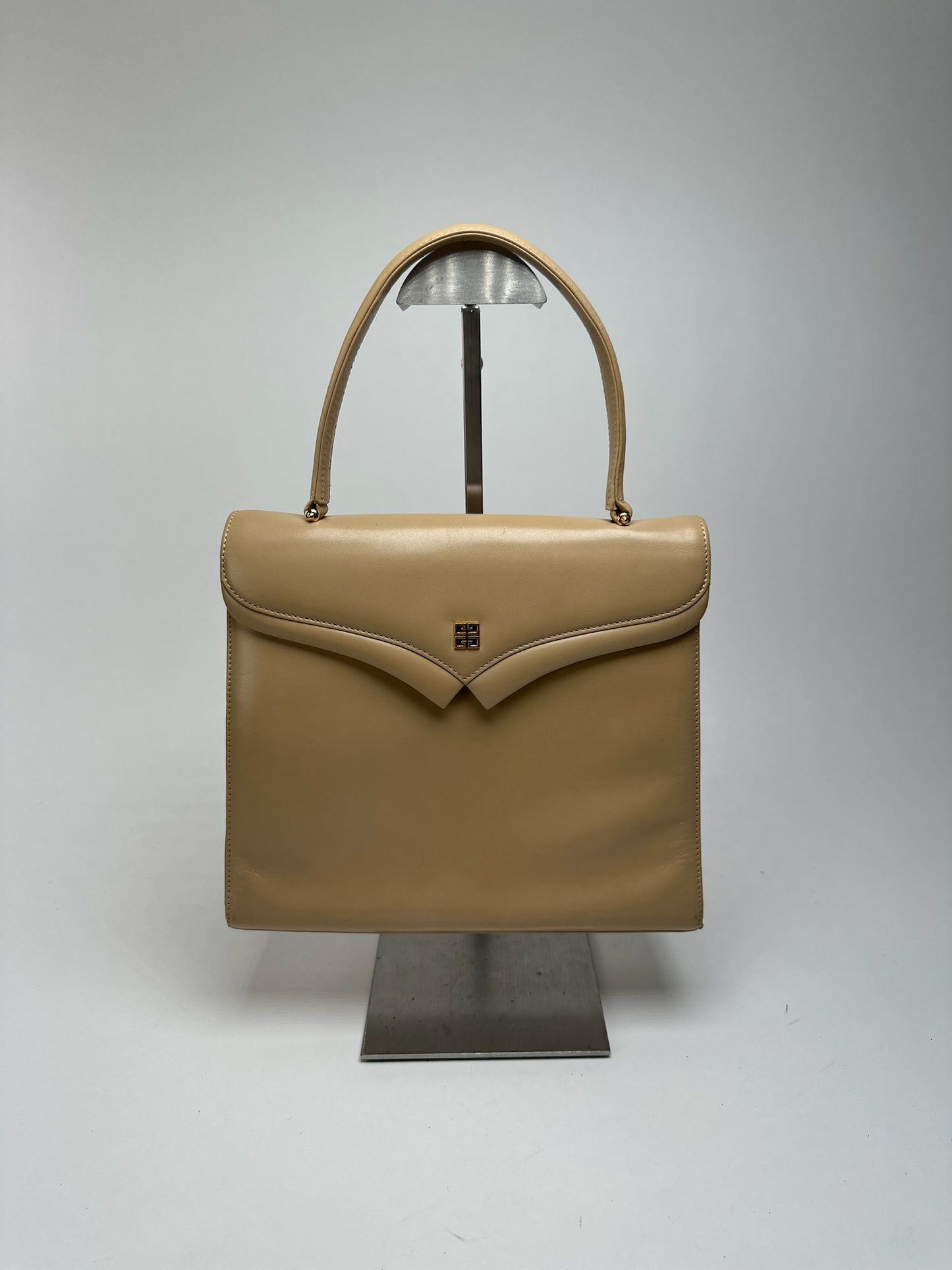 Sac vintage en cuir beige Givenchy