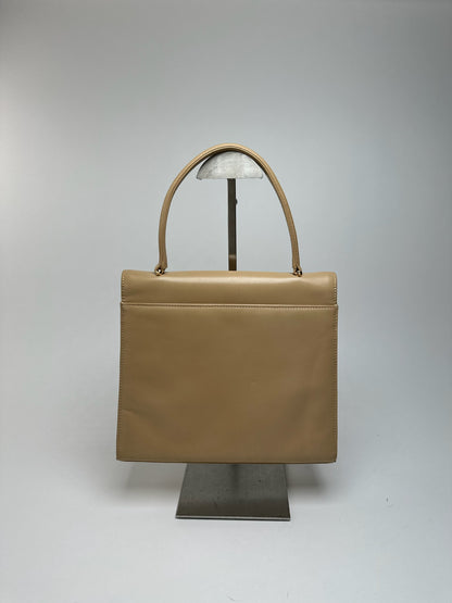 Sac vintage en cuir beige Givenchy