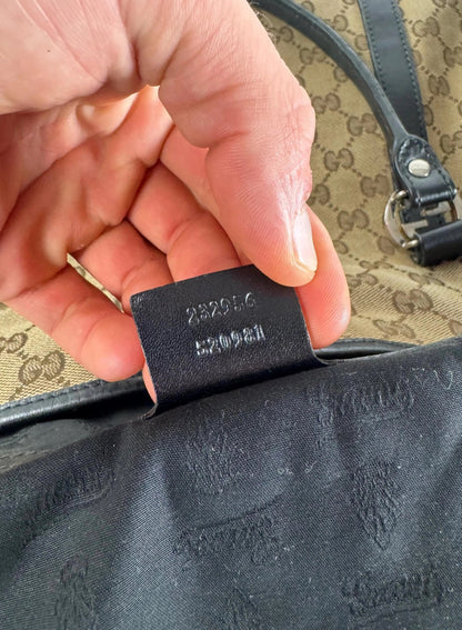 Vintage Gucci GG Canvas Tote Brown