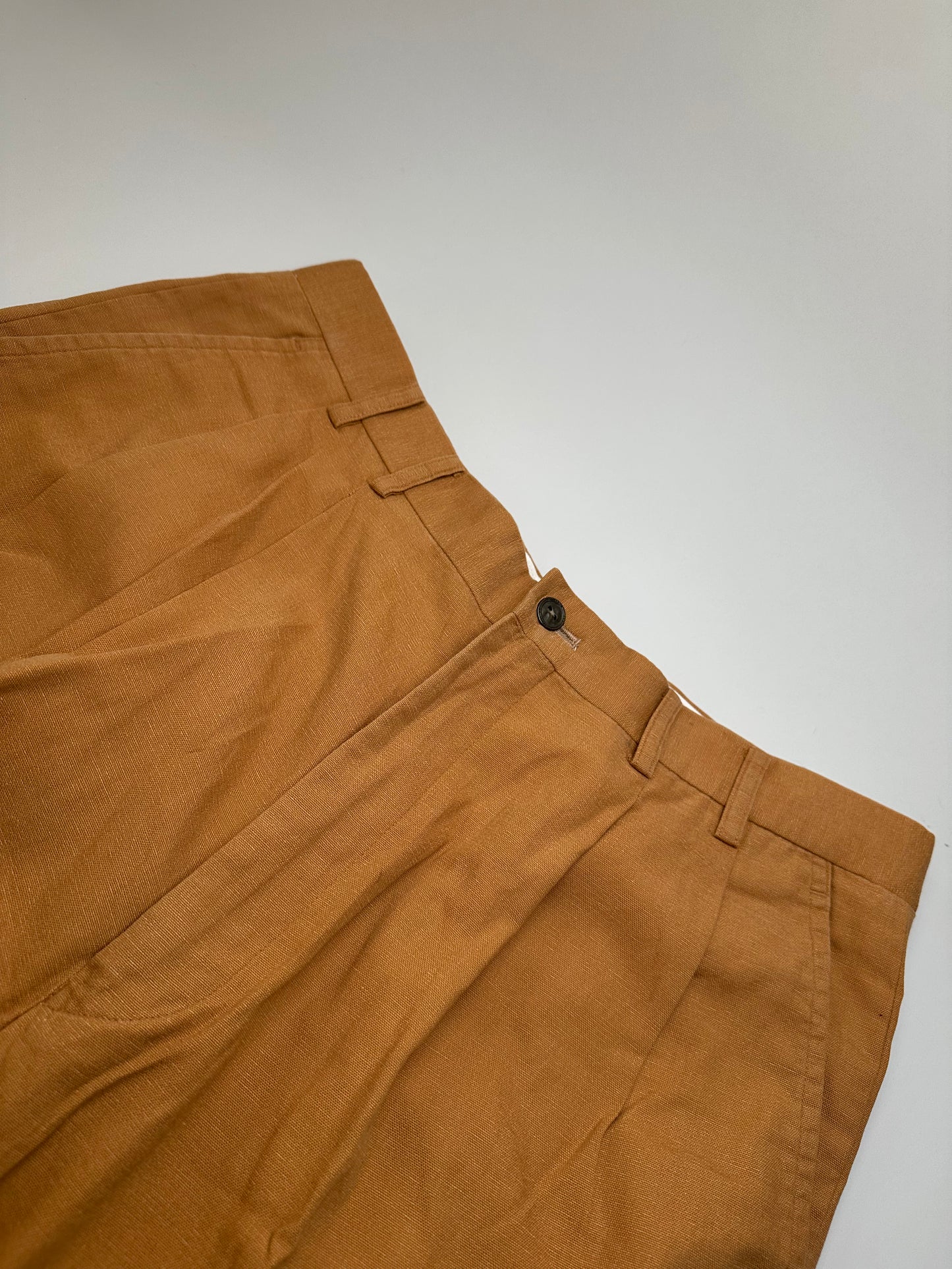 Vintage Kansai Yamamoto Cotton Blend Trousers Tan M