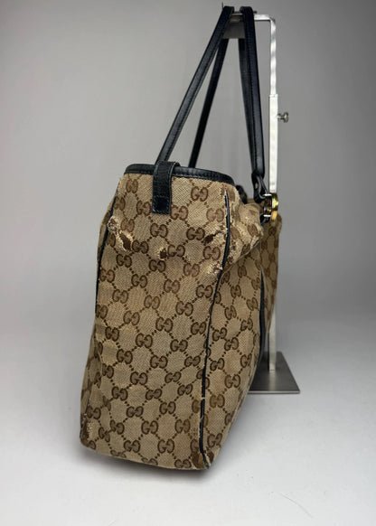 Vintage Gucci GG Canvas Tote Brown