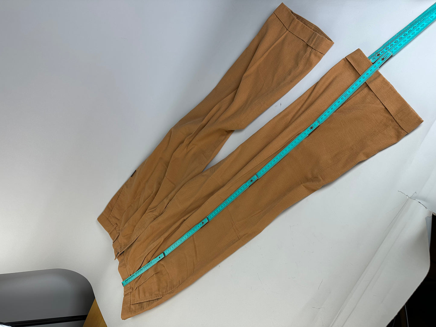 Vintage Kansai Yamamoto Cotton Blend Trousers Tan M