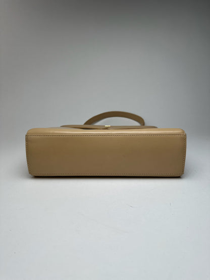 Sac vintage en cuir beige Givenchy