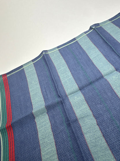 Vintage Dior Scarf Blue Striped