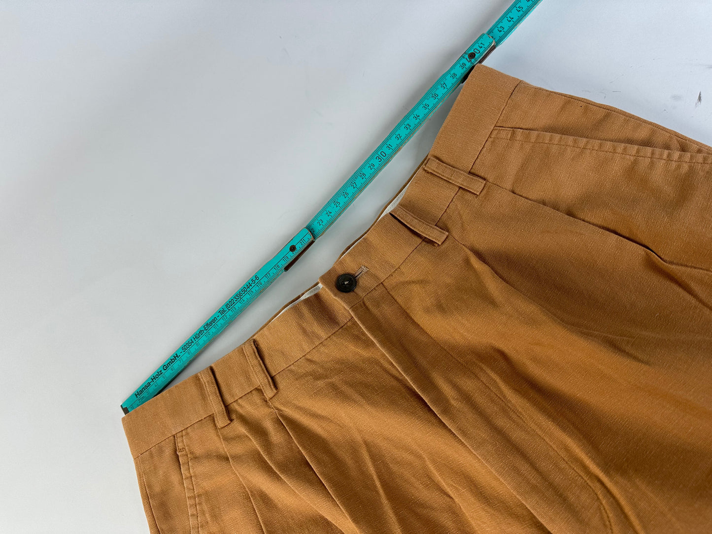 Vintage Kansai Yamamoto Cotton Blend Trousers Tan M