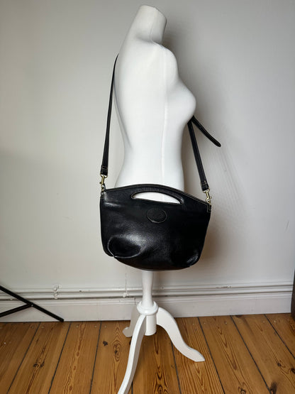 Vintage Givenchy 2Way Leather Bag Black