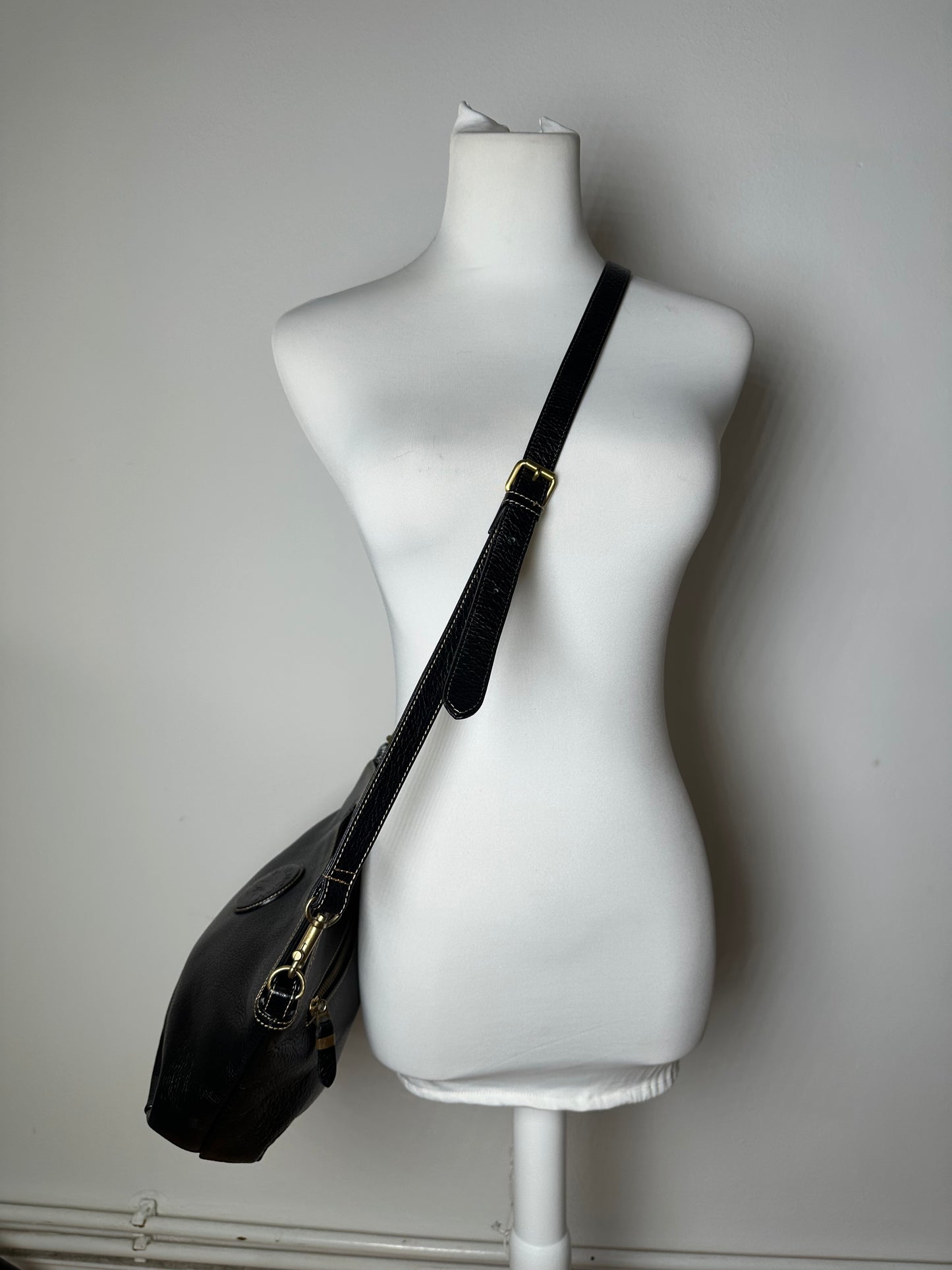 Vintage Givenchy 2Way Leather Bag Black