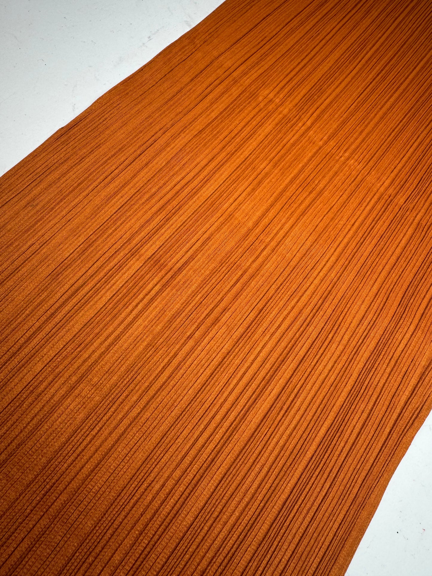 Vintage Issey Miyake Pleats Please Plissee Shirt Dress Orange M