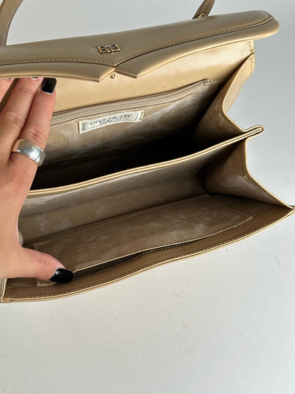 Sac vintage en cuir beige Givenchy