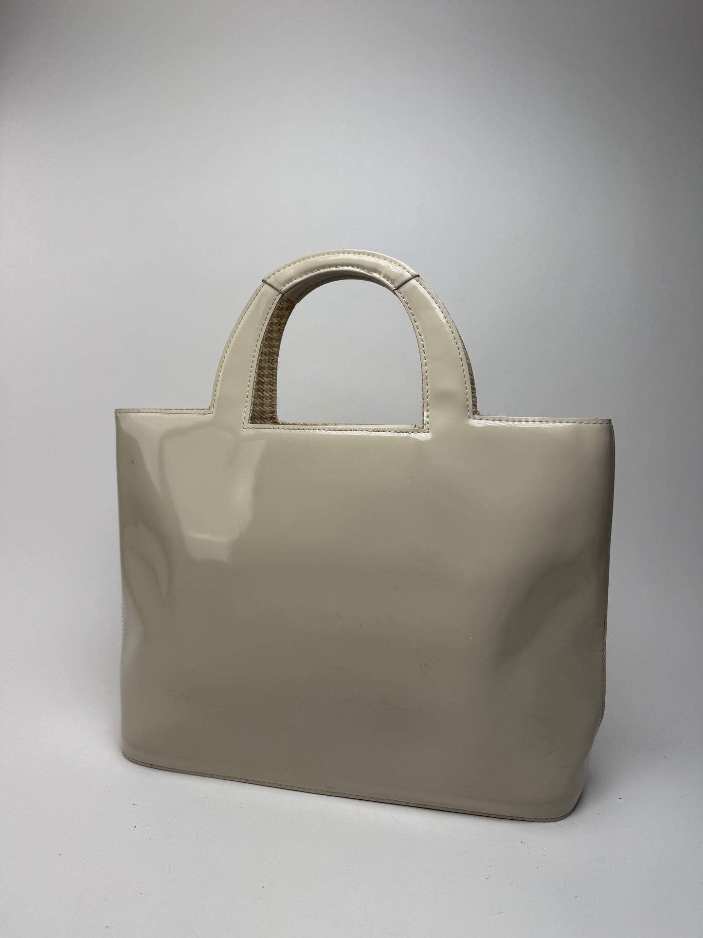 Sac Balenciaga vintage en cuir verni blanc