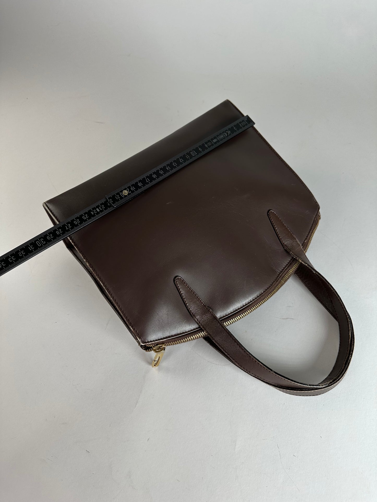 Vintage Gucci Leather Handbag Brown