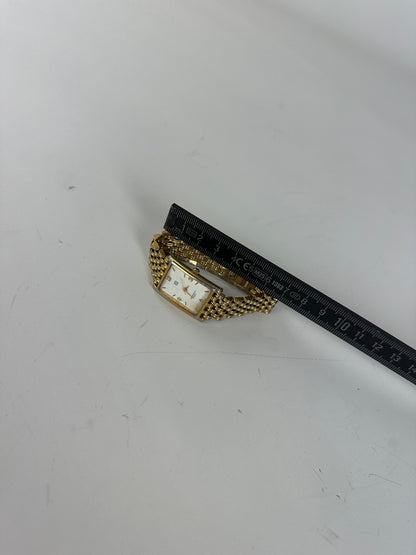 Vintage Givenchy Gold Bracelet Watch Late 1990s Gold