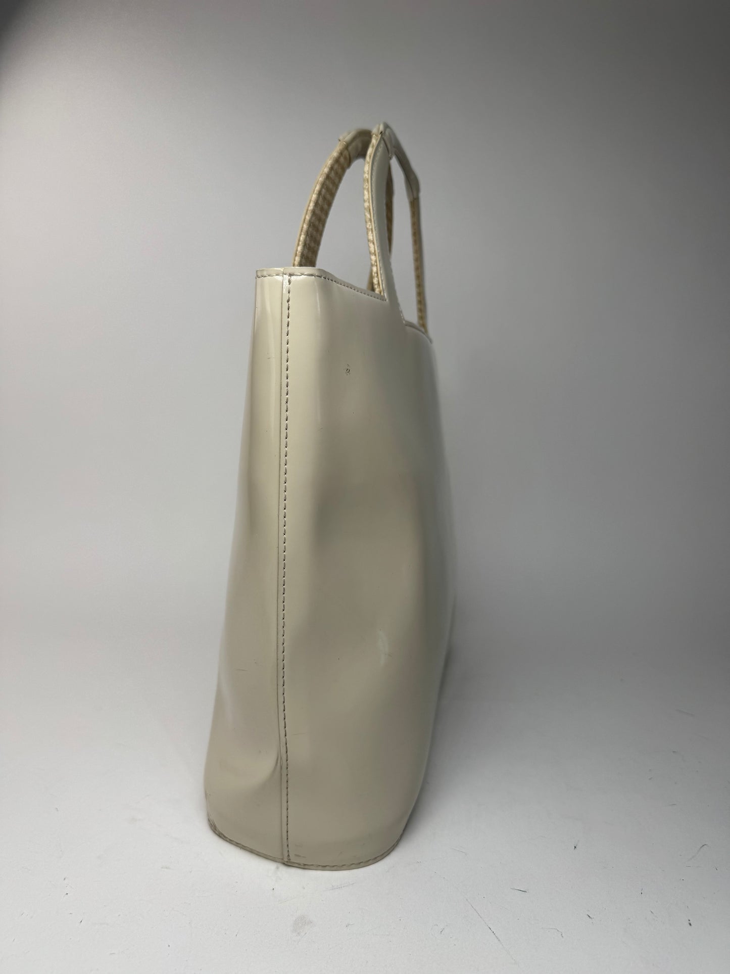 Sac Balenciaga vintage en cuir verni blanc