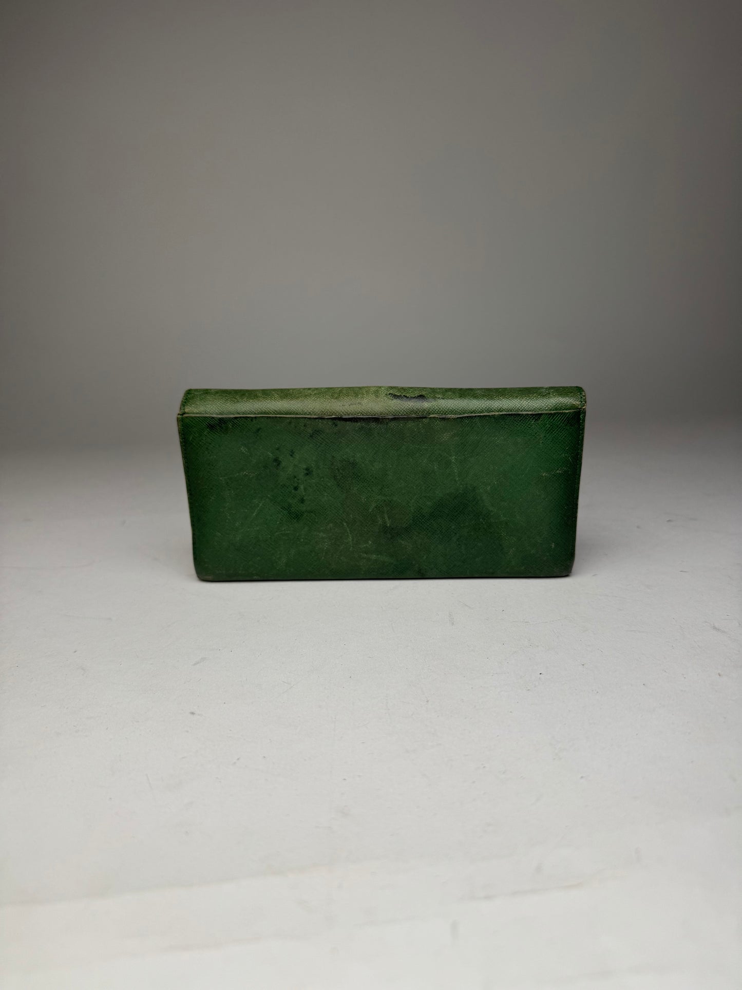 Vintage Givenchy Leather Wallet Green