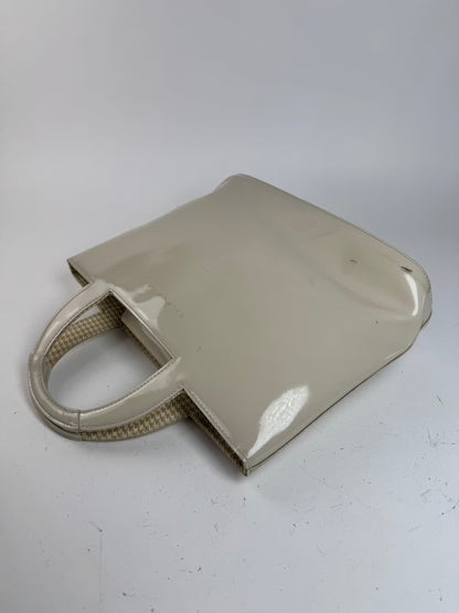 Sac Balenciaga vintage en cuir verni blanc