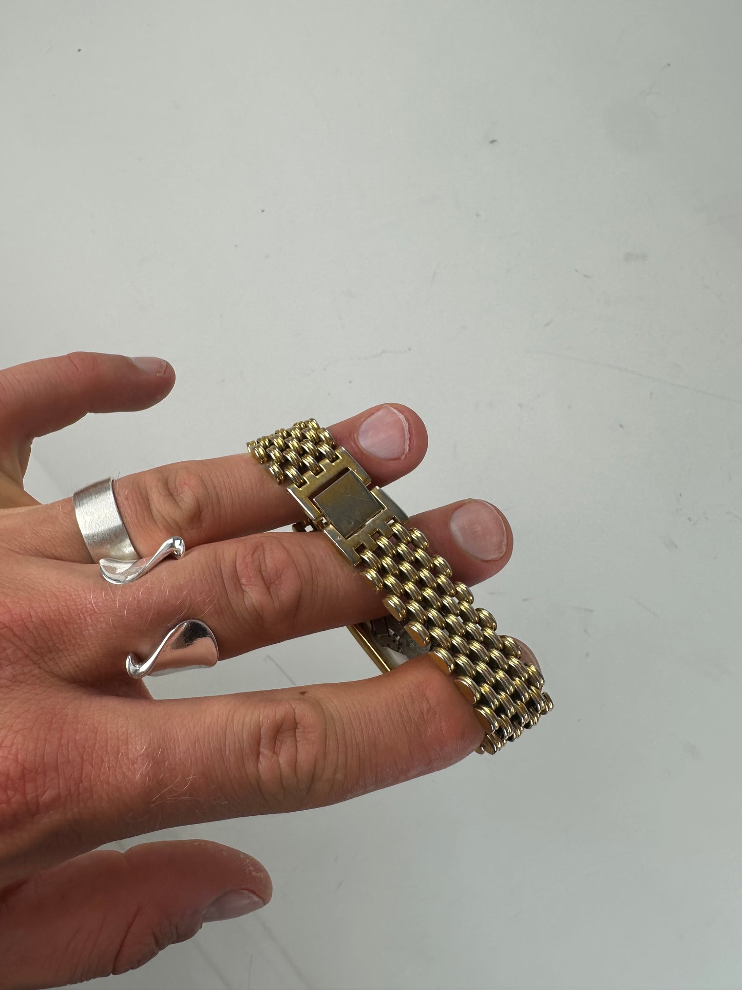 Vintage Givenchy Gold Bracelet Watch Late 1990s Gold