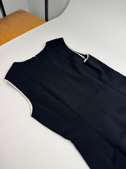 Vintage Balenciaga Dress Black White 38/M