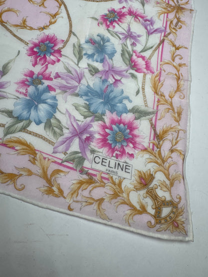 Vintage Celine Scarf Floral