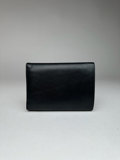 Vintage Gianni Versace Leather Wallet Black