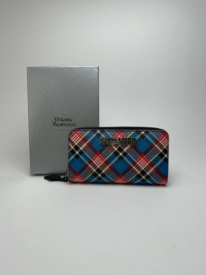 Vintage Vivienne Westwood leather wallet checked
