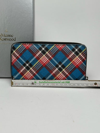 Vintage Vivienne Westwood leather wallet checked