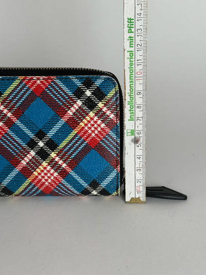 Vintage Vivienne Westwood leather wallet checked