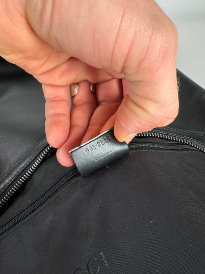 Vintage Gucci Leather Bag Black