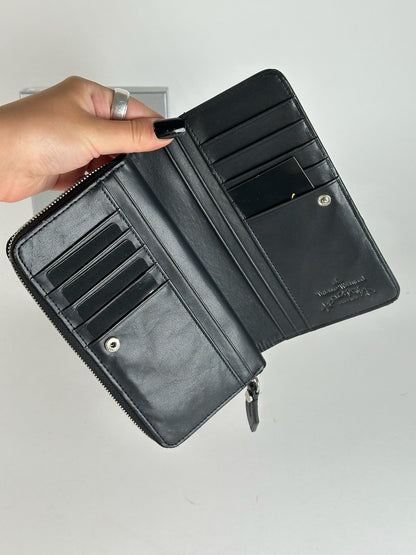 Vintage Vivienne Westwood leather wallet checked