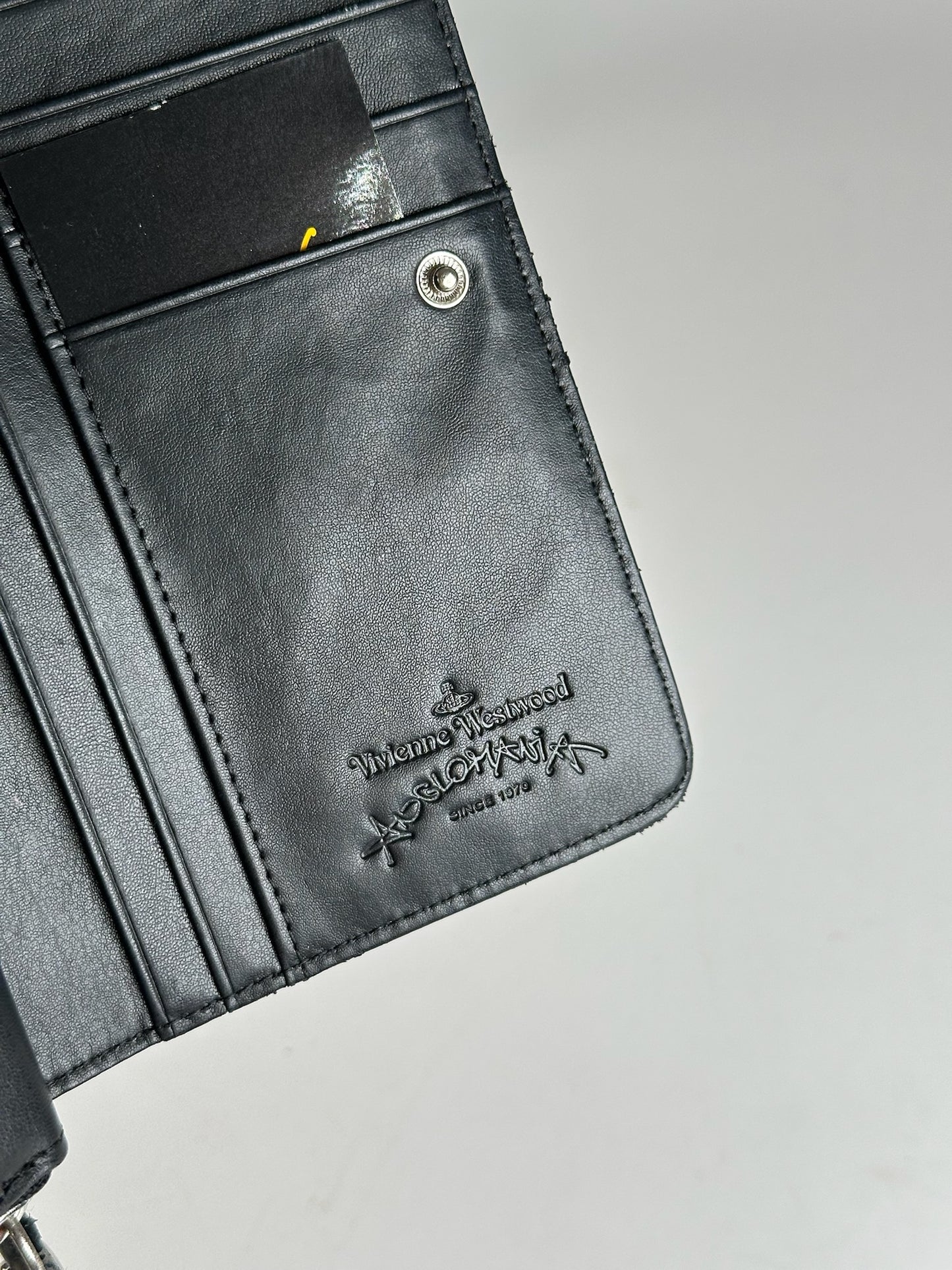 Vintage Vivienne Westwood leather wallet checked